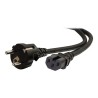 C2G 250 Volt Hot Condition European Power Cord - Prodlužovací šňůra - power CEE 7/7 (M) do IEC 60320 C15 - AC 250 V - 2 m