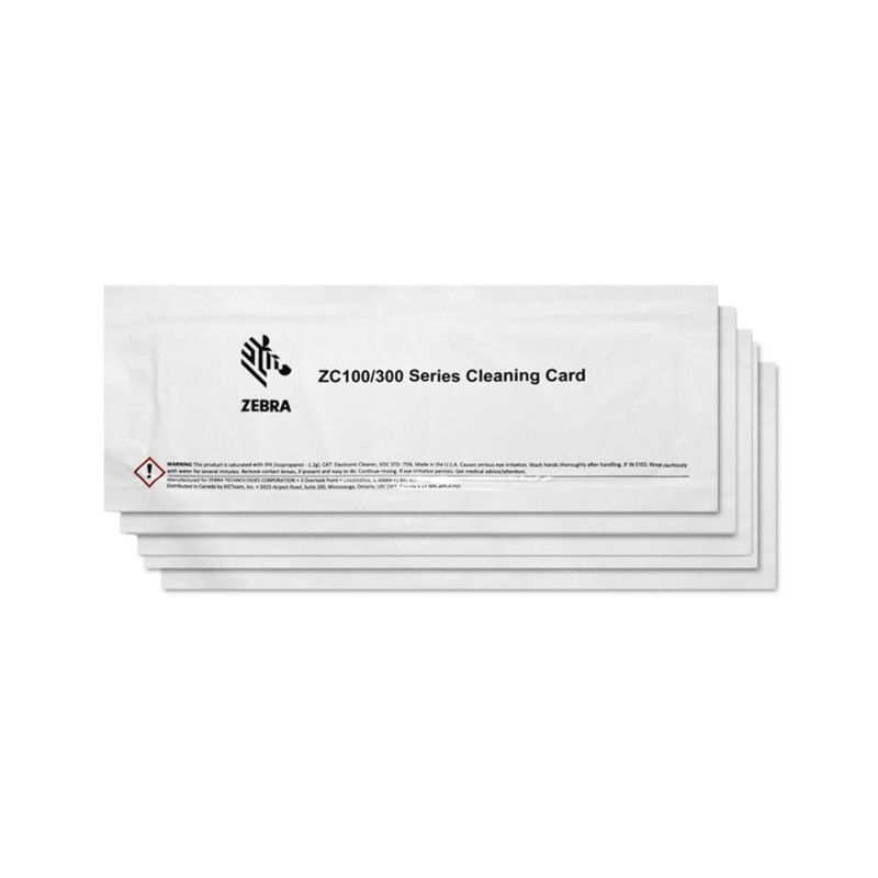 Cleaning Card Kit Improved ZC100/300 5 Cards 10599931101