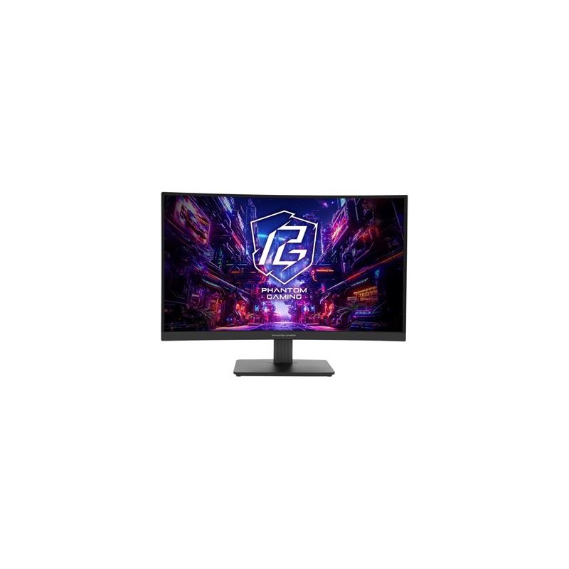 POŠKOZENÝ OBAL - Phantom Gaming by Asrock monitor zakřivený PG27QRT1B 27"/VA/2560x1440/180Hz/300cd/m2/1ms/HDMI/DP/speak