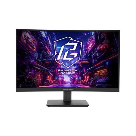 POŠKOZENÝ OBAL - Phantom Gaming by Asrock monitor zakřivený PG27QRT1B 27"/VA/2560x1440/180Hz/300cd/m2/1ms/HDMI/DP/speak