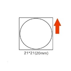 Niimbot štítky R 21x21mm 300ks RoundB pro B21, B21S, B3S, B1