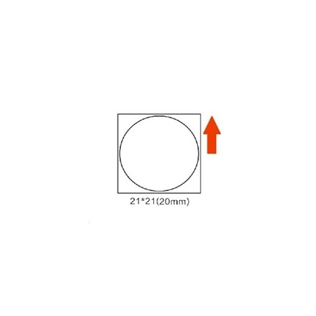 Niimbot štítky R 21x21mm 300ks RoundB pro B21, B21S, B3S, B1