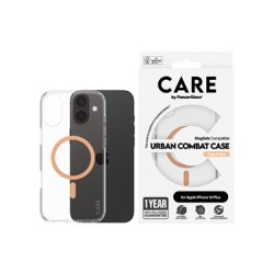 CARE by PanzerGlass Urban Combat - Zadní kryt pro mobilní telefon - kompatibilita s MagSafe - oleofóbní povrch, termoplastický
