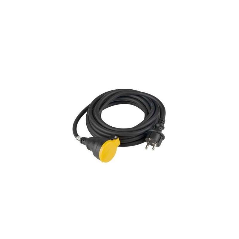 PremiumCord Venkovní prodlužovací kabel – IP44, 16A, 3×1,5 mm2 gumový kabel 30m