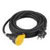 PremiumCord Venkovní prodlužovací kabel – IP44, 16A, 3×1,5 mm2 gumový kabel 30m