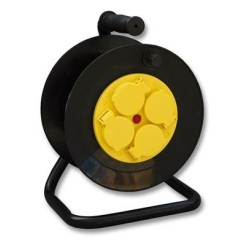 PremiumCord Prodlužovací kabel 230V 25m buben, gumový vodič 3x1,5mm2