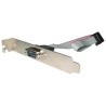 Gembird DB9 serial port receptacle on bracket