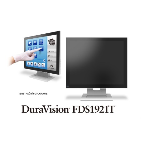 EIZO DuraVision FDS1921T - LED monitor - 19" - dotyková obrazovka - 1280 x 1024 - TN - 450 cd/m? - 1000:1 - 5 ms - DVI-D, VGA