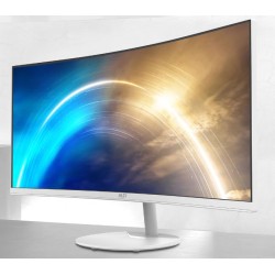 MSI LCD PRO MP341CQW, 34" 3440x1440 Curved, VA, 100Hz, 4ms, VESA 100x100mm, N/A, White