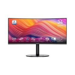 MSI Modern/MD342CQP/34"/VA/wQHD/120Hz/1ms/Černá/3R