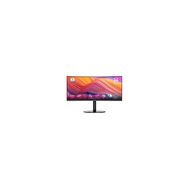 MSI Modern/MD342CQP/34"/VA/wQHD/120Hz/1ms/Černá/3R