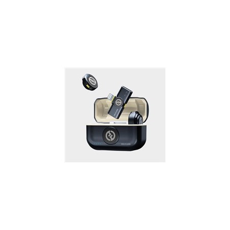 Hollyland Lark M2 Lightning - Wireless Lavalier Microphone with Lightning Plug (Duo,Shine Charcoal)