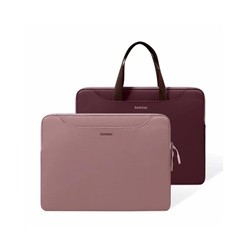 tomtoc Light-A21 Dual-color Slim Laptop Handbag, 13,5 Inch - Raspberry