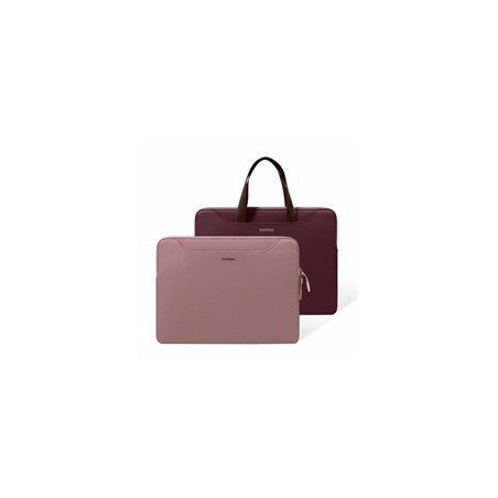 tomtoc Light-A21 Dual-color Slim Laptop Handbag, 13,5 Inch - Raspberry