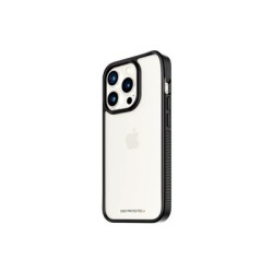 PanzerGlass ClearCase - Zadní kryt pro mobilní telefon - tvrzené sklo, plastový rám, D3O Bio - cerná, pruhledná - pro Apple