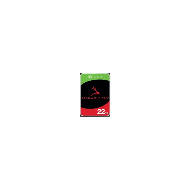 SEAGATE HDD 22TB IRONWOLF PRO (NAS), 3.5", SATAIII, 7200 RPM, Cache 512MB