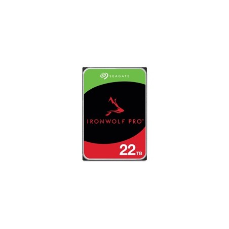 SEAGATE HDD 22TB IRONWOLF PRO (NAS), 3.5", SATAIII, 7200 RPM, Cache 512MB
