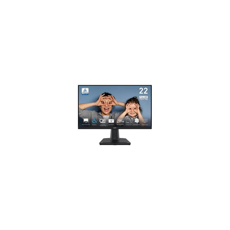MSI Pro/MP225 E12VL/21,5"/IPS/FHD/100Hz/1ms/Černá/3R