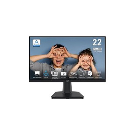 MSI Pro/MP225 E12VL/21,5"/IPS/FHD/100Hz/1ms/Černá/3R