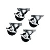 locking SLIM5 CASTERS W/H