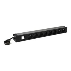 Basic PDU 19" 8 B/FR switch
