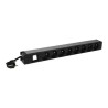 Basic PDU 19" 8 B/FR switch