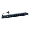 Basic PDU 19" 6 Schuko outputs switch s 646836