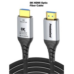 PremiumCord Ultra High Speed HDMI 2.1 optický fiber kabel 8K@60Hz,zlacené 7m