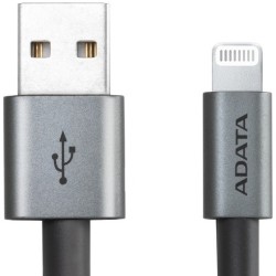ADATA Lightning kabel MFi titanový pletený