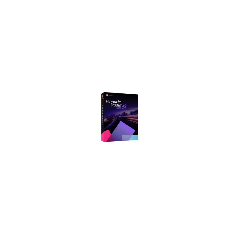 Pinnacle Studio 26 Ultimate ML EU - Windows, EN/CZ/DA/DE/ES/FI/FR/IT/NL/PL/SV - ESD