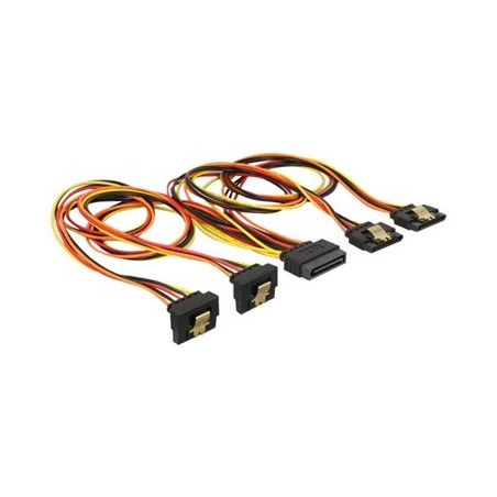 Kabel Power SATA 15 Pin Stecker Latchtyp, Kabel Power SATA 15 Pin Stecker Latchtyp 60152