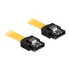 Kabel SATA 10 cm gelb ge/ge Metall, Kabel SATA 10 cm gelb ge/ge Metall