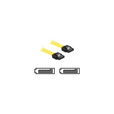 Kabel SATA 20 cm gelb ge/ge Metall, Kabel SATA 20 cm gelb ge/ge Metall