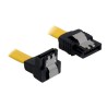 Kabel SATA 10 cm gelb un/ge Metall, Kabel SATA 10 cm gelb un/ge Metall