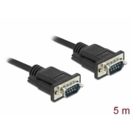 Kabel Seriell D-Sub9 5 m St/St mit schma, Kabel Seriell D-Sub9 5 m St/St mit schma
