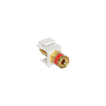 Keystone Polklemme Gewindebuchse rot/, Keystone Polklemme Gewindebuchse rot/ 86304