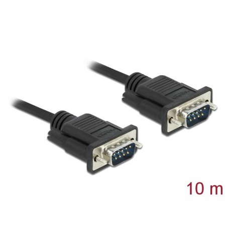 Kabel Seriell D-Sub9 10 m St/St mit schm, Kabel Seriell D-Sub9 10 m St/St mit schm