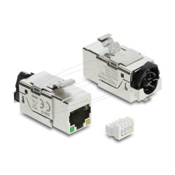 Delock Keystone Module RJ45 jack Cat.6A, Delock Keystone Module RJ45 jack Cat.6A 86610