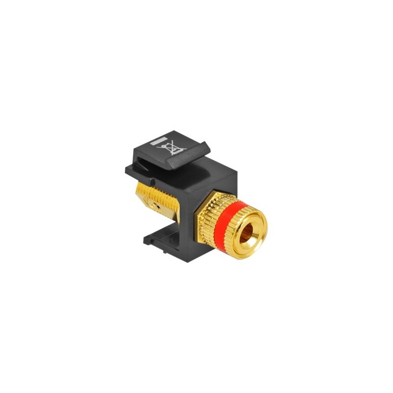 Keystone Polklemme Gewindebuchse rot/, Keystone Polklemme Gewindebuchse rot/ 86863