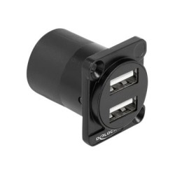 D-Typ Modul USB 2.0 2 x USB Typ-A Buchse, D-Typ Modul USB 2.0 2 x USB Typ-A Buchse