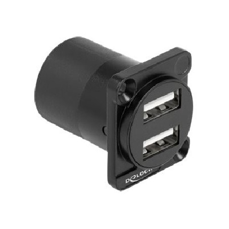 D-Typ Modul USB 2.0 2 x USB Typ-A Buchse, D-Typ Modul USB 2.0 2 x USB Typ-A Buchse