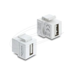 Delock Mini Keystone Module Coupler USB, Delock Mini Keystone Module Coupler USB