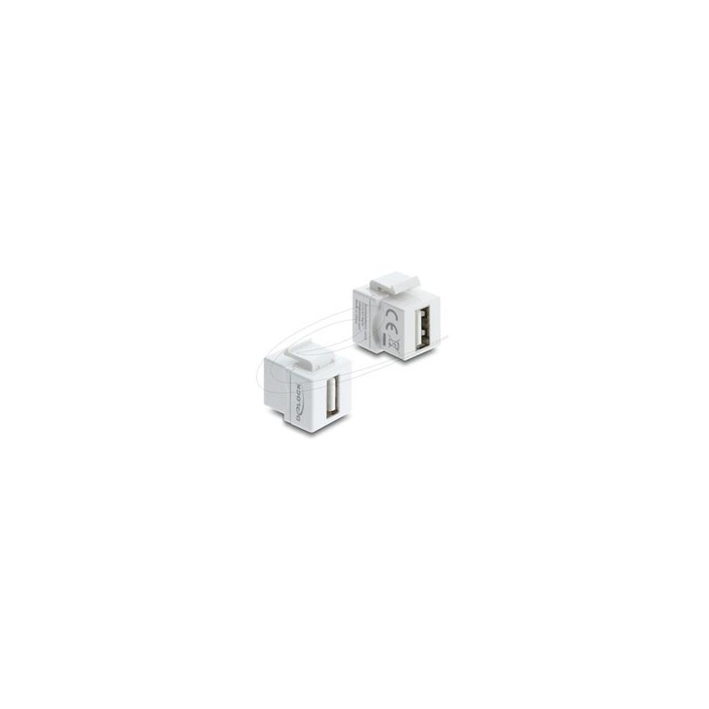 Delock Mini Keystone Module Coupler USB, Delock Mini Keystone Module Coupler USB