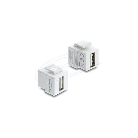 Delock Mini Keystone Module Coupler USB, Delock Mini Keystone Module Coupler USB