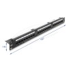 Delock 19 1U Patch Panel 24 port Cat.6, Delock 19 1U Patch Panel 24 port Cat.6