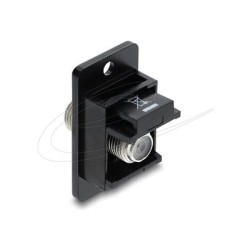 Delock Panel Mount F female to F female, Delock Panel Mount F female to F female