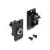 Delock Panel Mount DC 5.5 x 2.5 mm femal, Delock Panel Mount DC 5.5 x 2.5 mm femal