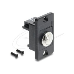 Delock Panel Mount Push-button black, Delock Panel Mount Push-button black