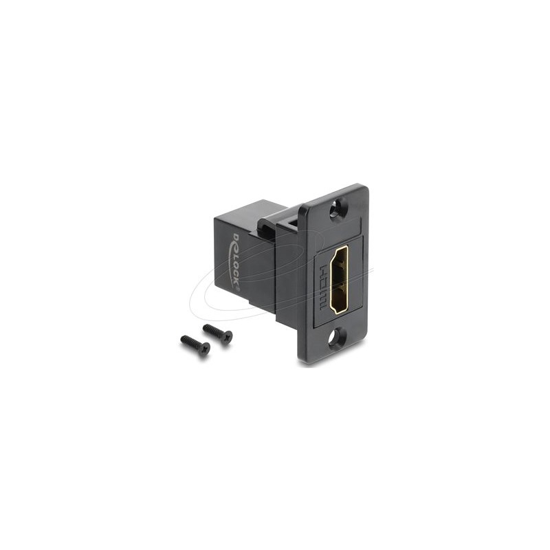 Delock Panel Mount HDMI female to female, Delock Panel Mount HDMI female to female