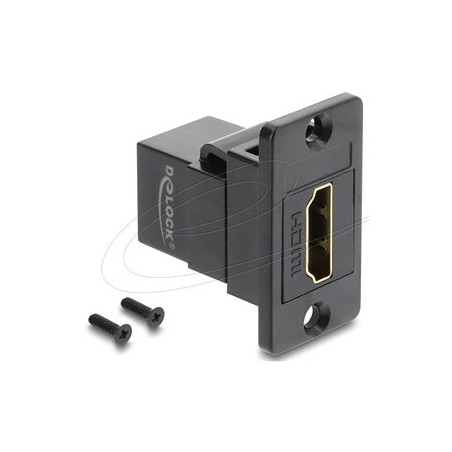 Delock Panel Mount HDMI female to female, Delock Panel Mount HDMI female to female